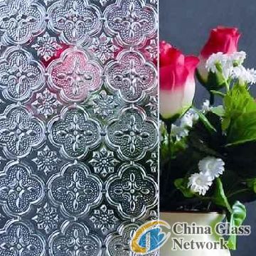 4mm Flora Patterned Glass